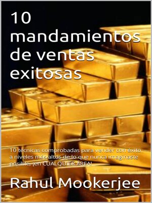 cover image of 10 mandamientos de ventas exitosas